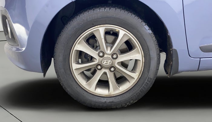 2014 Hyundai Grand i10 ASTA (O) 1.2 KAPPA VTVT, Petrol, Manual, 42,594 km, Left Front Wheel