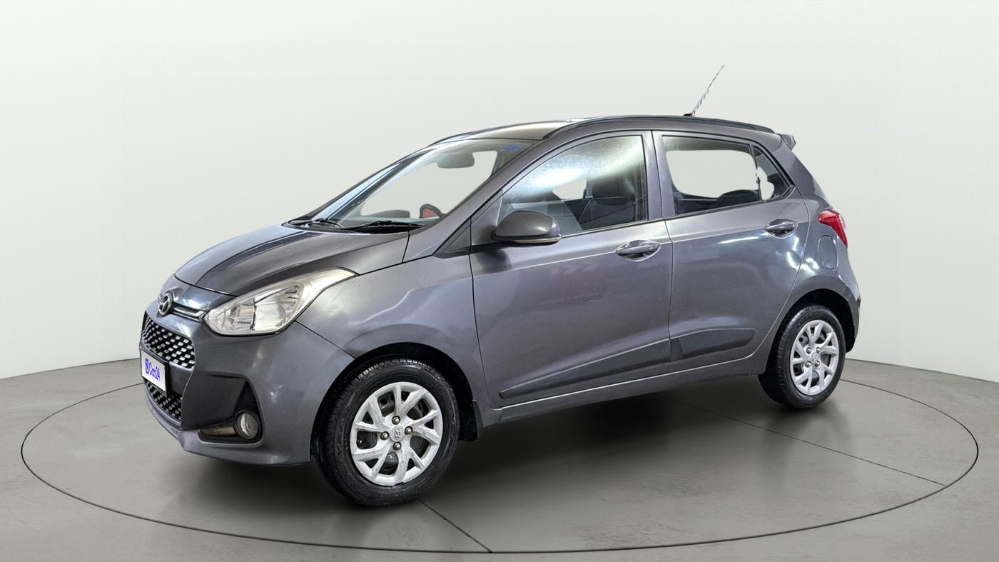 2019 Hyundai Grand i10 SPORTZ 1.2 KAPPA VTVT, Petrol, Manual, 35,872 km, Left Front Diagonal