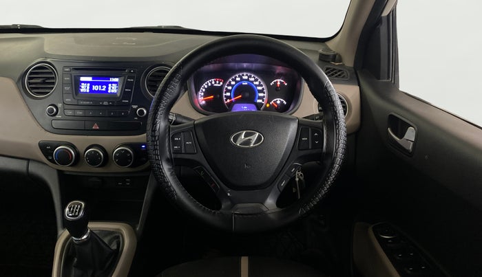 2015 Hyundai Grand i10 SPORTZ 1.2 KAPPA VTVT, Petrol, Manual, 50,149 km, Steering Wheel Close Up