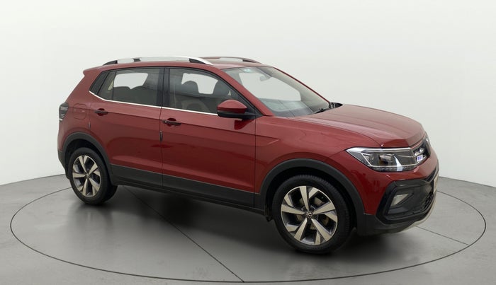 2022 Volkswagen TAIGUN TOPLINE 1.0 TSI MT, Petrol, Manual, 1,27,393 km, Right Front Diagonal