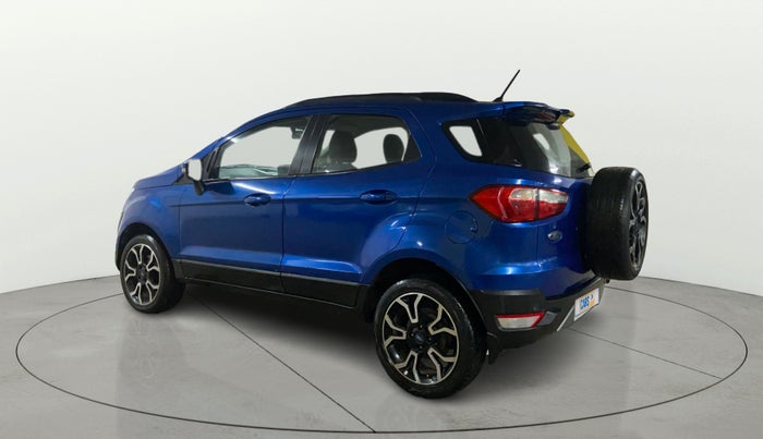 2019 Ford Ecosport TITANIUM 1.5L SIGNATURE EDITION (SUNROOF) PETROL, Petrol, Manual, 1,03,358 km, Left Back Diagonal