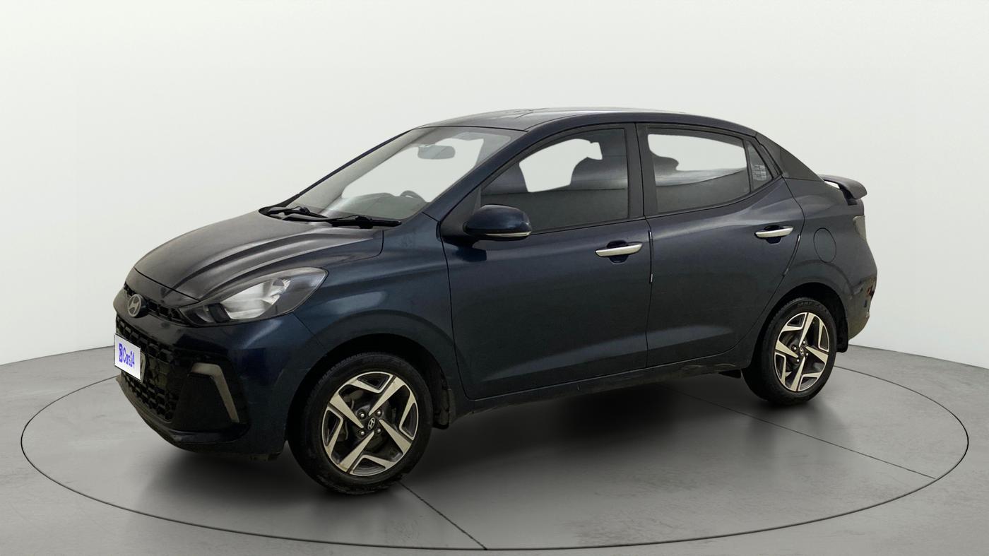 2023 Hyundai AURA SX 1.2 CNG, CNG, Manual, 91,199 km, Left Front Diagonal