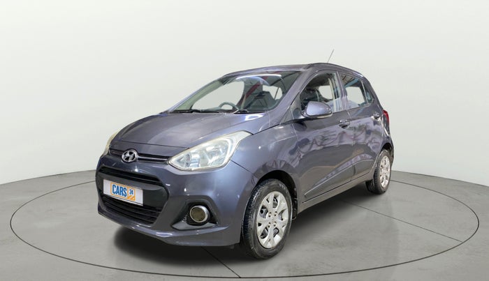 2015 Hyundai Grand i10 SPORTZ 1.2 KAPPA VTVT, Petrol, Manual, 62,263 km, Left Front Diagonal