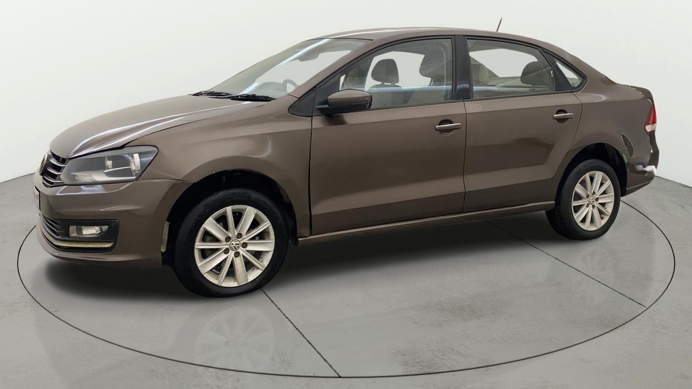 2016 Volkswagen Vento HIGHLINE PETROL AT, Petrol, Automatic, 1,21,926 km, Left Front Diagonal