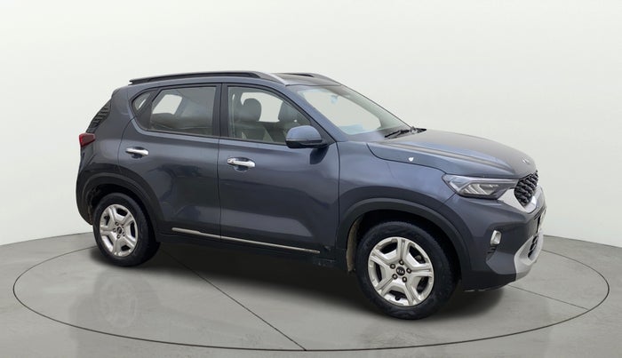 2021 KIA SONET HTX 1.0 IMT, Petrol, Manual, 44,524 km, Right Front Diagonal