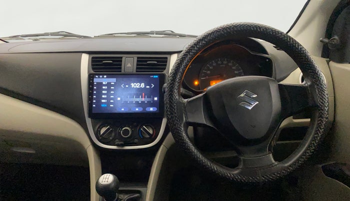 2015 Maruti Celerio VXI, Petrol, Manual, 1,24,023 km, Steering Wheel Close Up