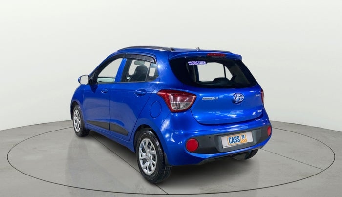2017 Hyundai Grand i10 SPORTZ (O) 1.2 KAPPA VTVT, Petrol, Manual, 38,898 km, Left Back Diagonal