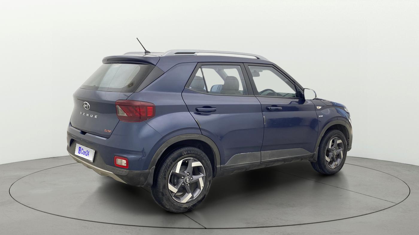 2022 Hyundai VENUE S (O) 1.0 Turbo Petrol DCT, Petrol, Automatic, 27,906 km, Right Back Diagonal
