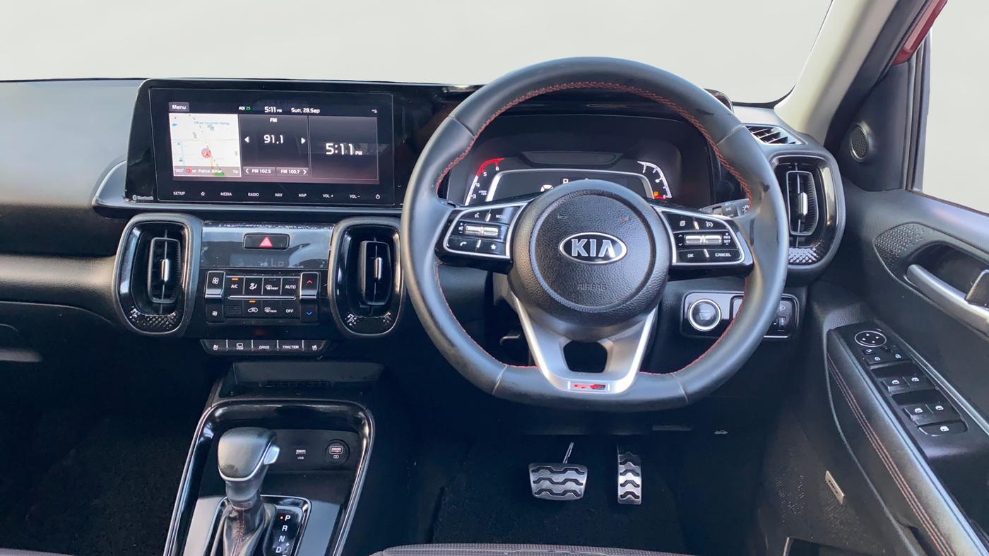 2021 KIA SONET GTX PLUS 1.5 AT, Diesel, Automatic, 29,694 km, Steering Wheel Close Up