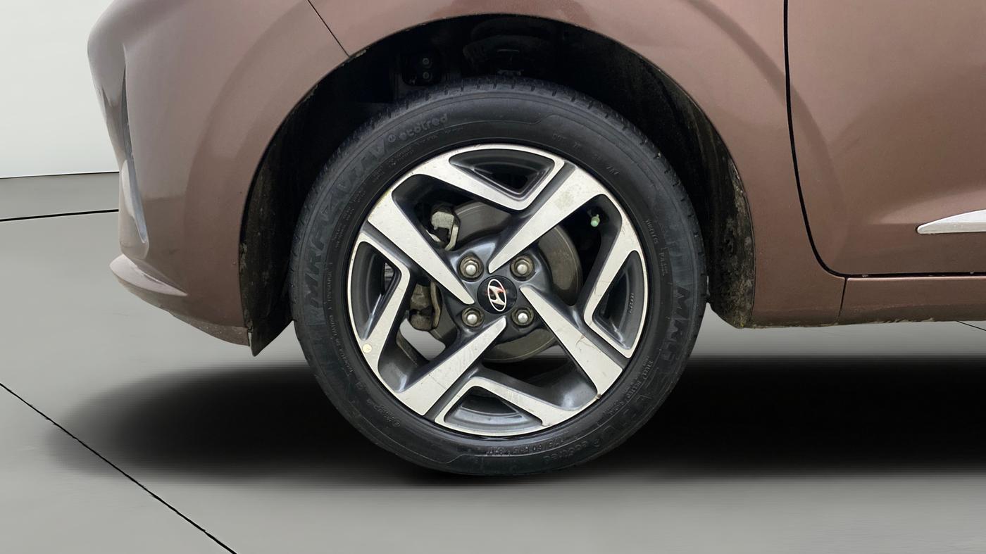 2021 Hyundai AURA SX PLUS 1.2 AMT, Petrol, Automatic, 39,910 km, Left Front Wheel