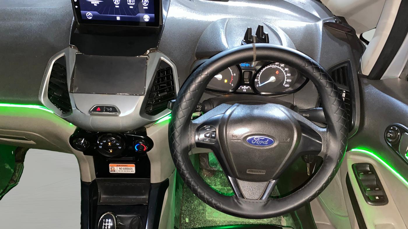 2017 Ford Ecosport TREND 1.5L DIESEL, Diesel, Manual, 66,465 km, Steering Wheel Close Up