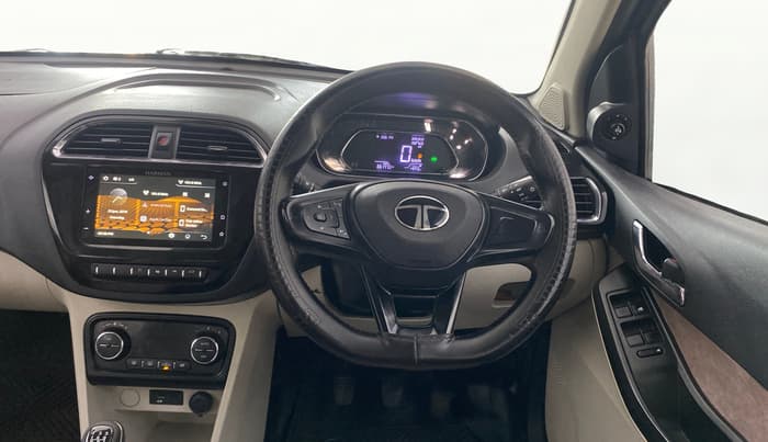2023 Tata TIGOR XZ PLUS CNG, CNG, Manual, 66,176 km, Steering Wheel Close Up