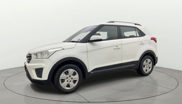 2017 Hyundai Creta E PLUS 1.6 PETROL, Petrol, Manual, 1,00,629 km, Left Front Diagonal