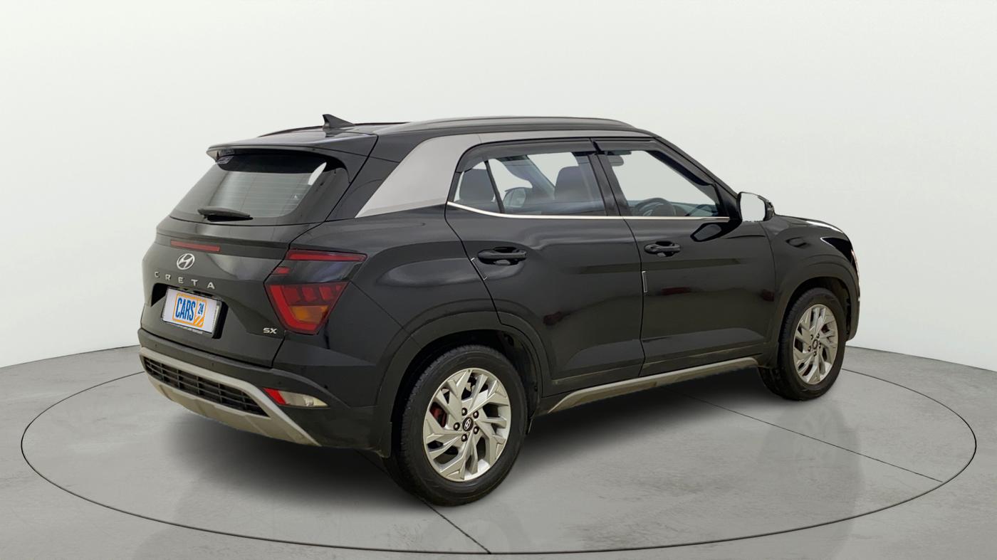 2021 Hyundai Creta SX EXECUTIVE 1.5 PETROL, Petrol, Manual, 51,689 km, Right Back Diagonal