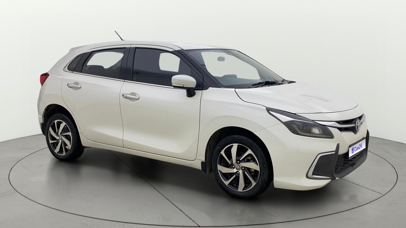 2023 Toyota Glanza G AMT, Petrol, Automatic, 1,31,108 km, Right Front Diagonal