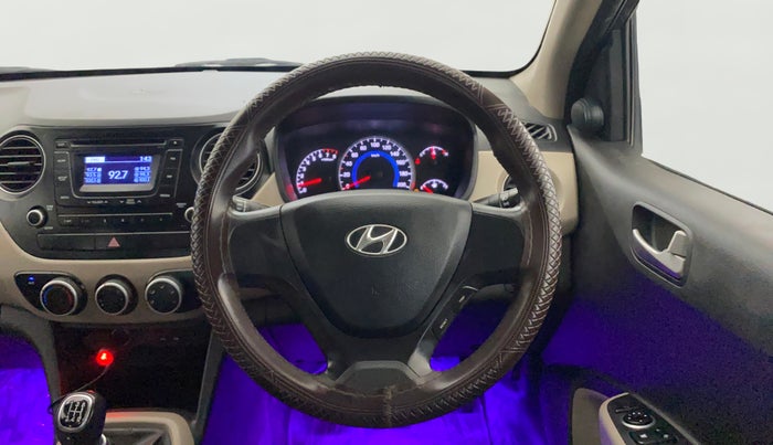 2014 Hyundai Grand i10 SPORTZ 1.2 KAPPA VTVT, Petrol, Manual, 41,802 km, Steering Wheel Close Up