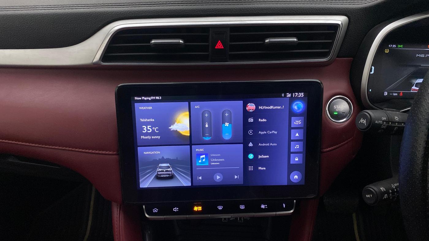 2021 MG ASTOR SAVVY 1.3 TURBO AT S RED, Petrol, Automatic, 27,023 km, Air Conditioner