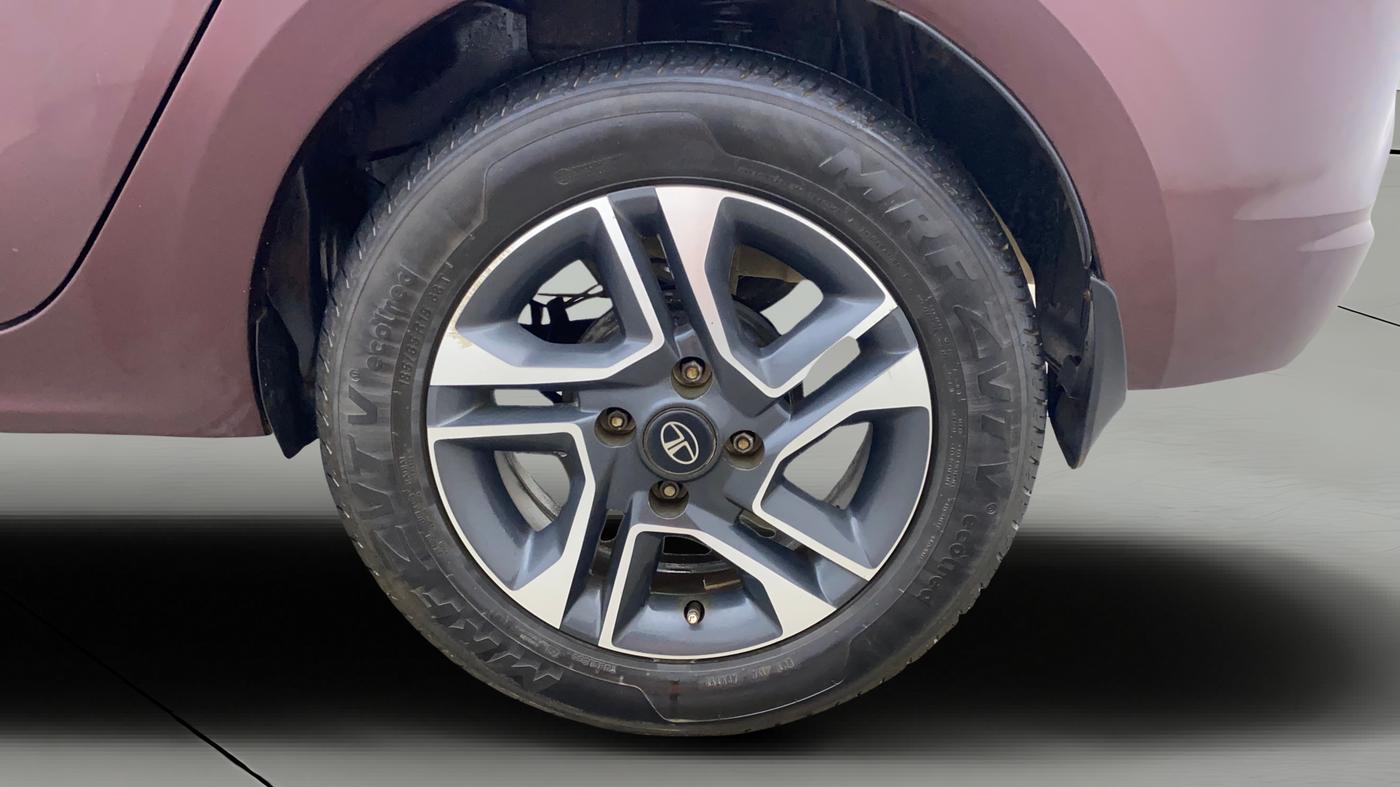 2021 Tata TIGOR XZA PLUS PETROL, Petrol, Automatic, 85,935 km, Left Rear Wheel