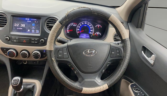 2019 Hyundai Grand i10 SPORTZ 1.2 KAPPA VTVT, Petrol, Manual, 77,958 km, Steering Wheel Close Up