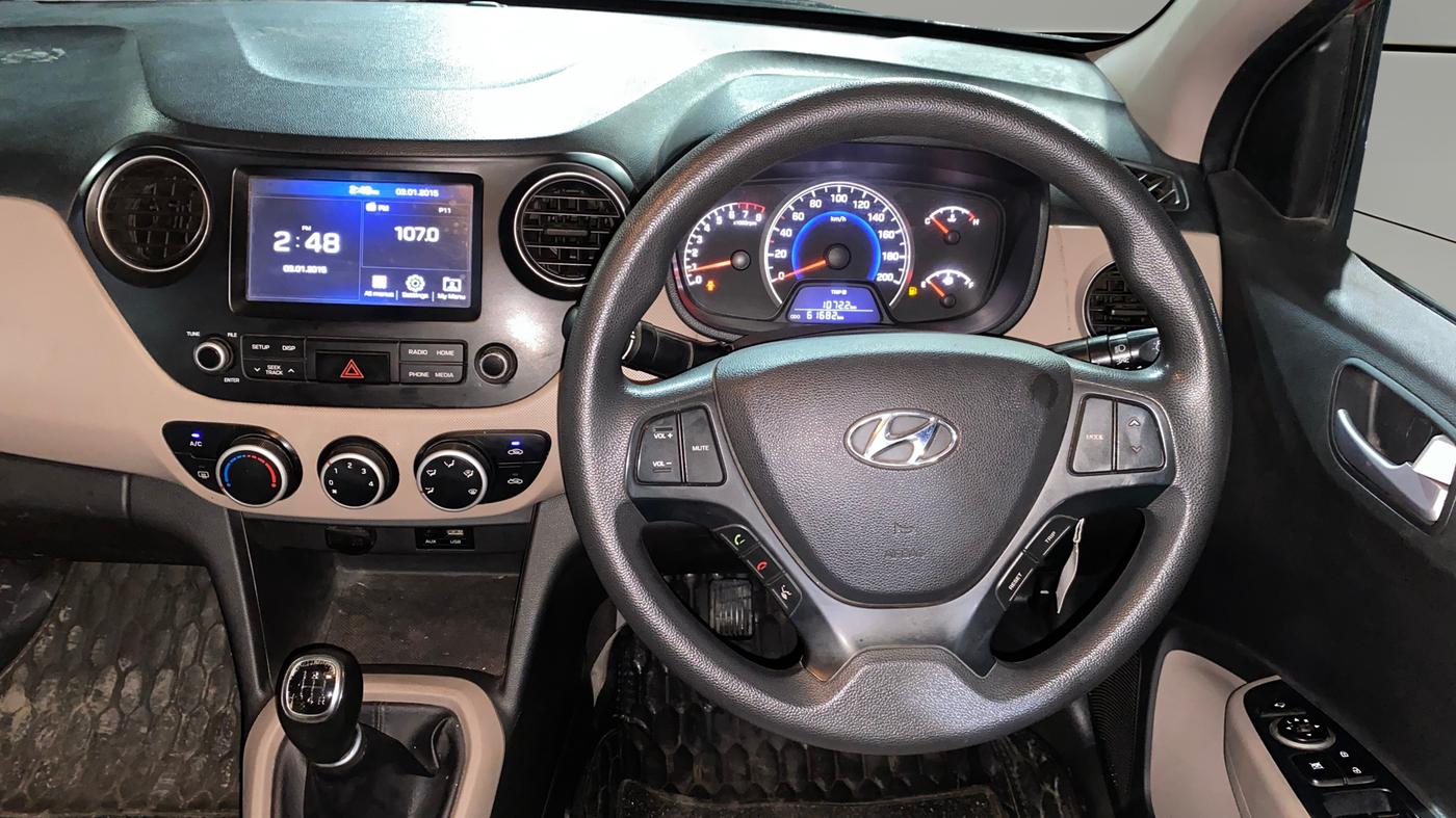 2019 Hyundai Grand i10 SPORTZ 1.2 KAPPA VTVT, Petrol, Manual, 61,679 km, Steering Wheel Close Up