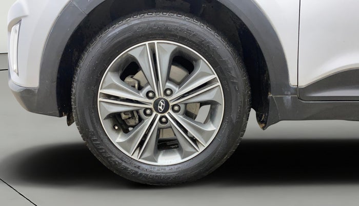 2017 Hyundai Creta SX PLUS AT 1.6 PETROL, Petrol, Automatic, 80,160 km, Left Front Wheel