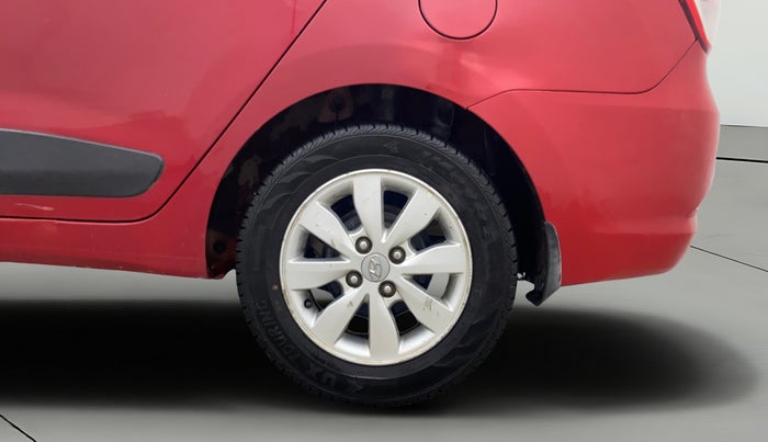 2014 Hyundai Xcent S (O) 1.2, Petrol, Manual, 1,09,221 km, Left Rear Wheel