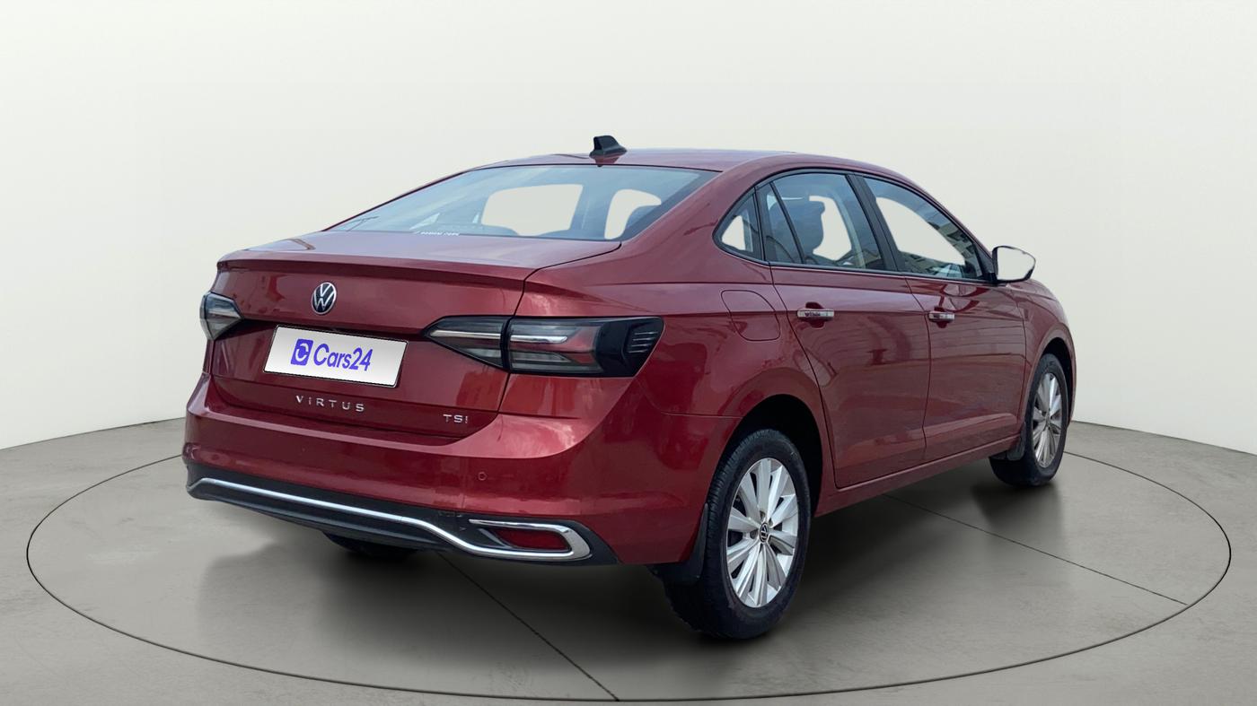 2022 Volkswagen VIRTUS HIGHLINE TSI 1.0 MT, Petrol, Manual, 16,832 km, Right Back Diagonal
