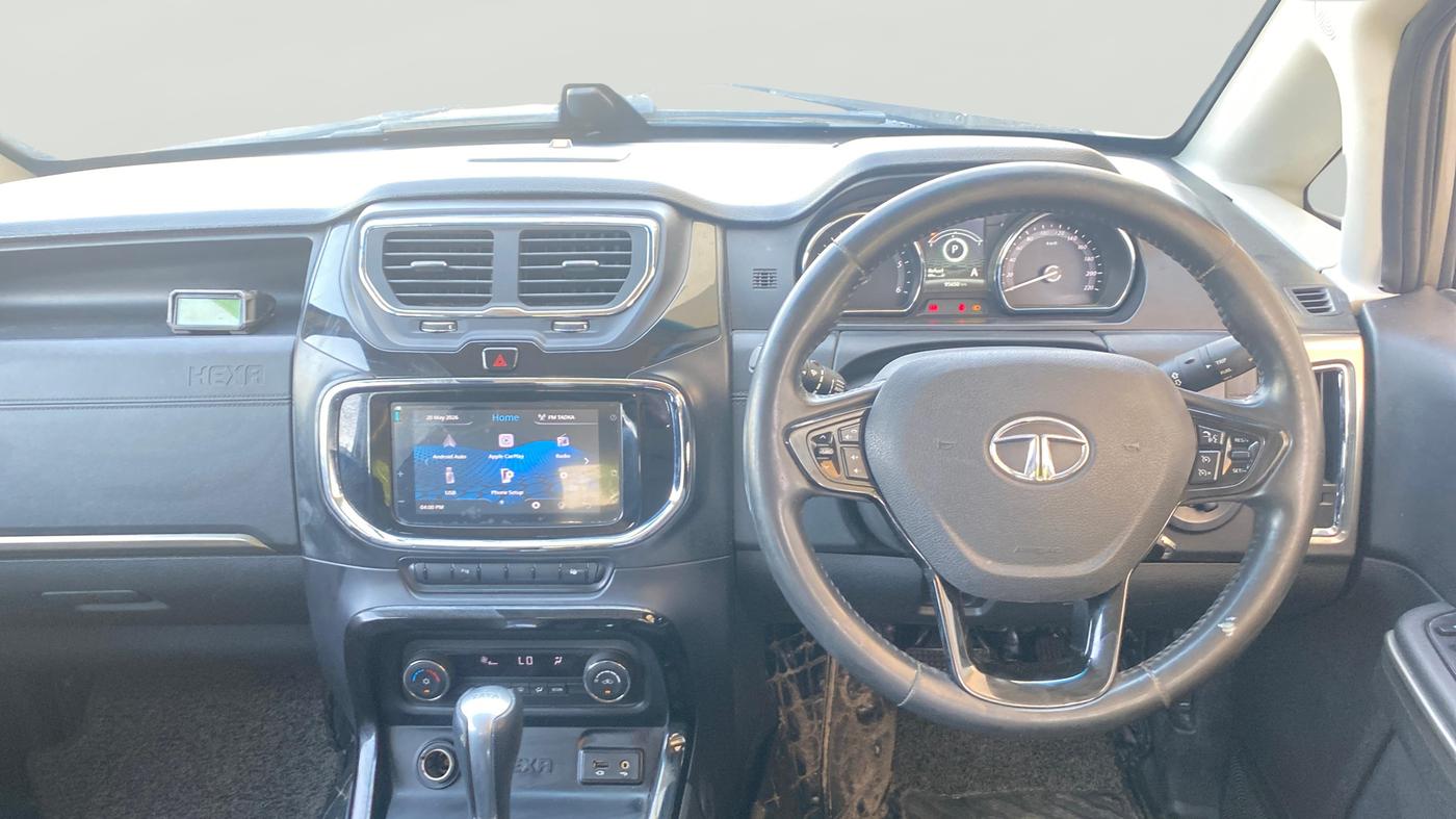 2019 Tata Hexa XTA 4X2 7 STR, Diesel, Automatic, 95,545 km, Steering Wheel Close Up