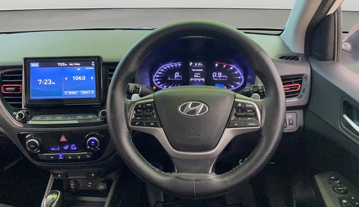 2021 Hyundai Verna SX (O) 1.0 TURBO DCT, Petrol, Automatic, 62,681 km, Steering Wheel Close Up
