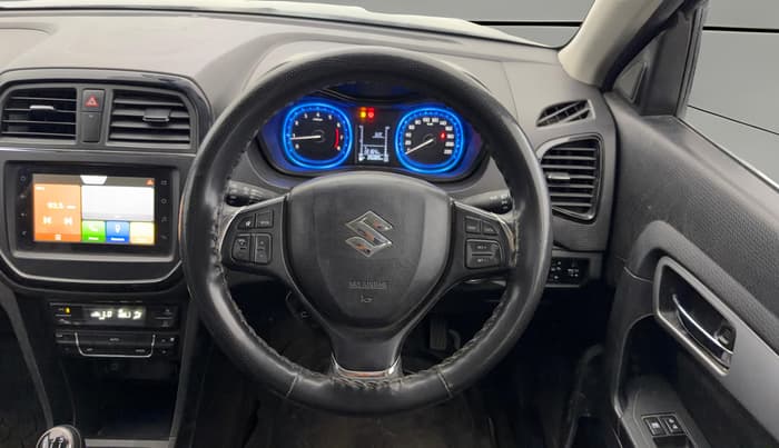 2022 Maruti Vitara Brezza ZXI, Petrol, Manual, 35,076 km, Steering Wheel Close Up