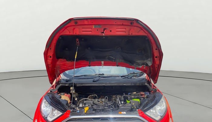 2019 Ford Ecosport TITANIUM 1.5L PETROL, Petrol, Manual, 1,00,313 km, Open Bonet