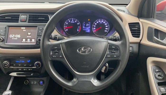 2018 Hyundai Elite i20 ASTA 1.2, Petrol, Manual, 1,14,401 km, Steering Wheel Close Up