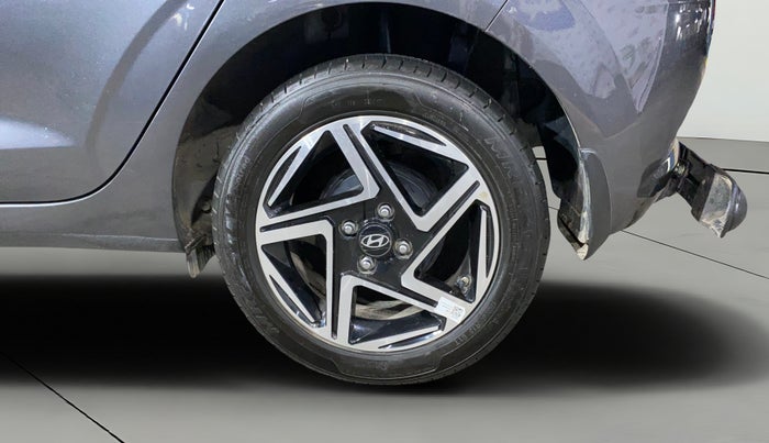 2025 Hyundai GRAND I10 NIOS Sportz (O) 1.2 Kappa AMT, Petrol, Automatic, 7,112 km, Left Rear Wheel