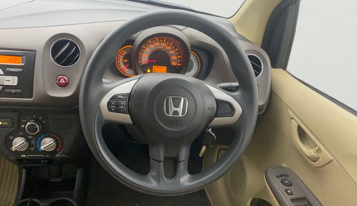 2012 Honda Brio S(O) MT, Petrol, Manual, 28,351 km, Steering Wheel Close Up