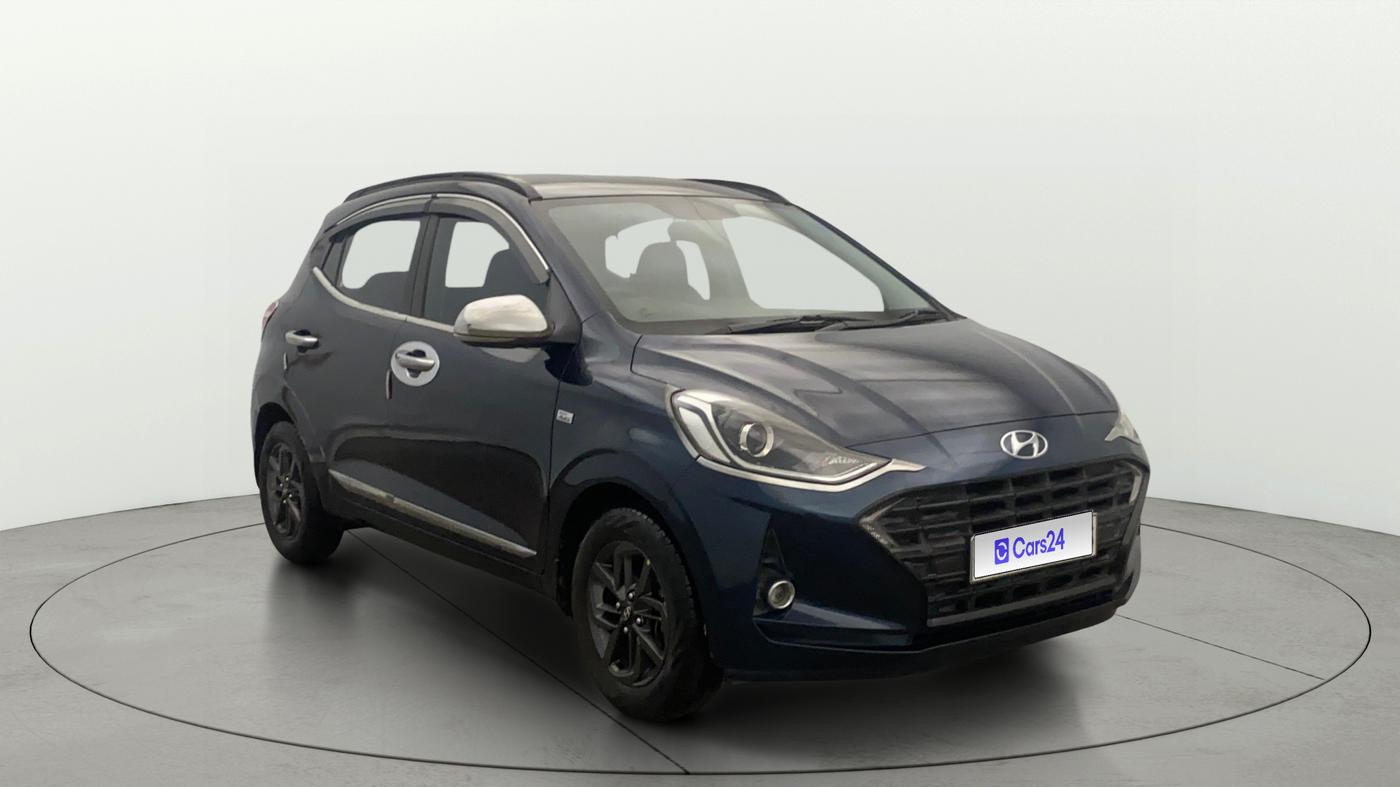2020 Hyundai GRAND I10 NIOS SPORTZ AMT 1.2 KAPPA VTVT, Petrol, Automatic, 68,888 km, Right Front Diagonal