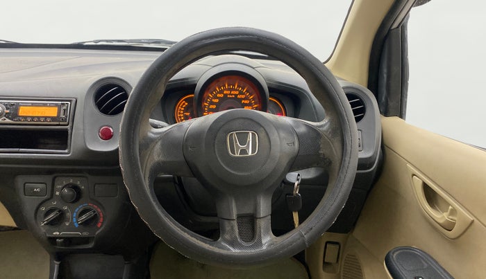2014 Honda Amaze 1.2L I-VTEC E, Petrol, Manual, 80,033 km, Steering Wheel Close Up