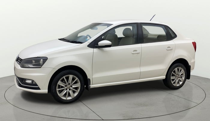 2017 Volkswagen Ameo HIGHLINE DSG 1.5 DIESEL , Diesel, Automatic, 1,00,607 km, Left Front Diagonal