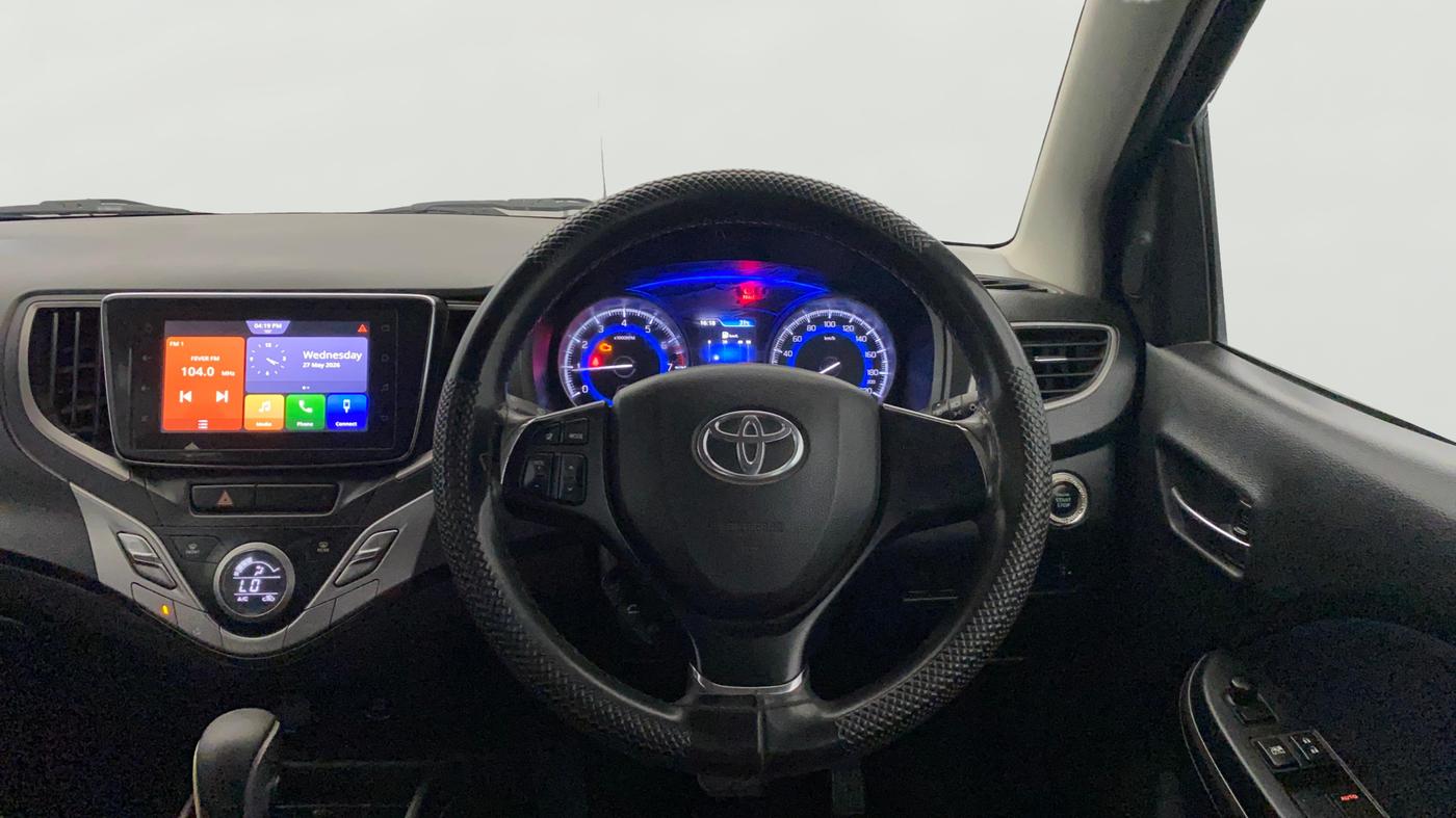 2019 Toyota Glanza G CVT, Petrol, Automatic, 76,551 km, Steering Wheel Close Up