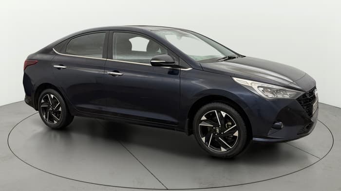2022 Hyundai Verna SX (O) 1.0 TURBO DCT, Petrol, Automatic, 37,522 km, Right Front Diagonal