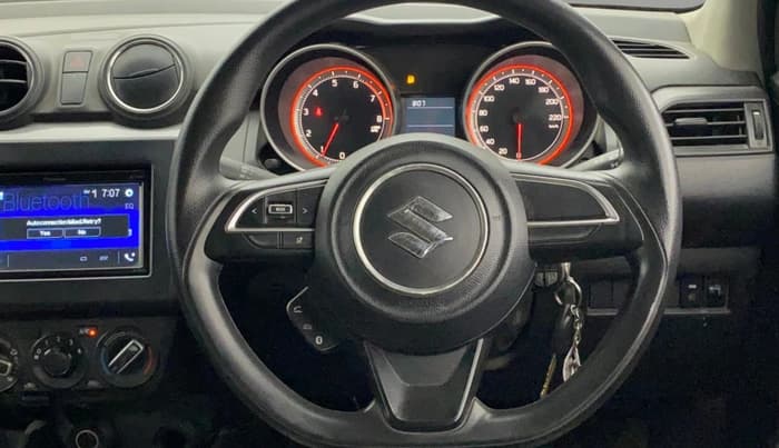 2019 Maruti Swift VXI, Petrol, Manual, 51,959 km, Steering Wheel Close Up