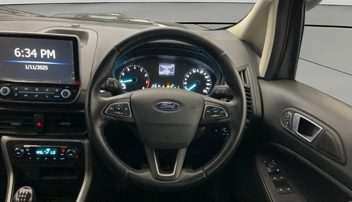 2018 Ford Ecosport TITANIUM 1.5L PETROL, Petrol, Manual, 26,676 km, Steering Wheel Close Up