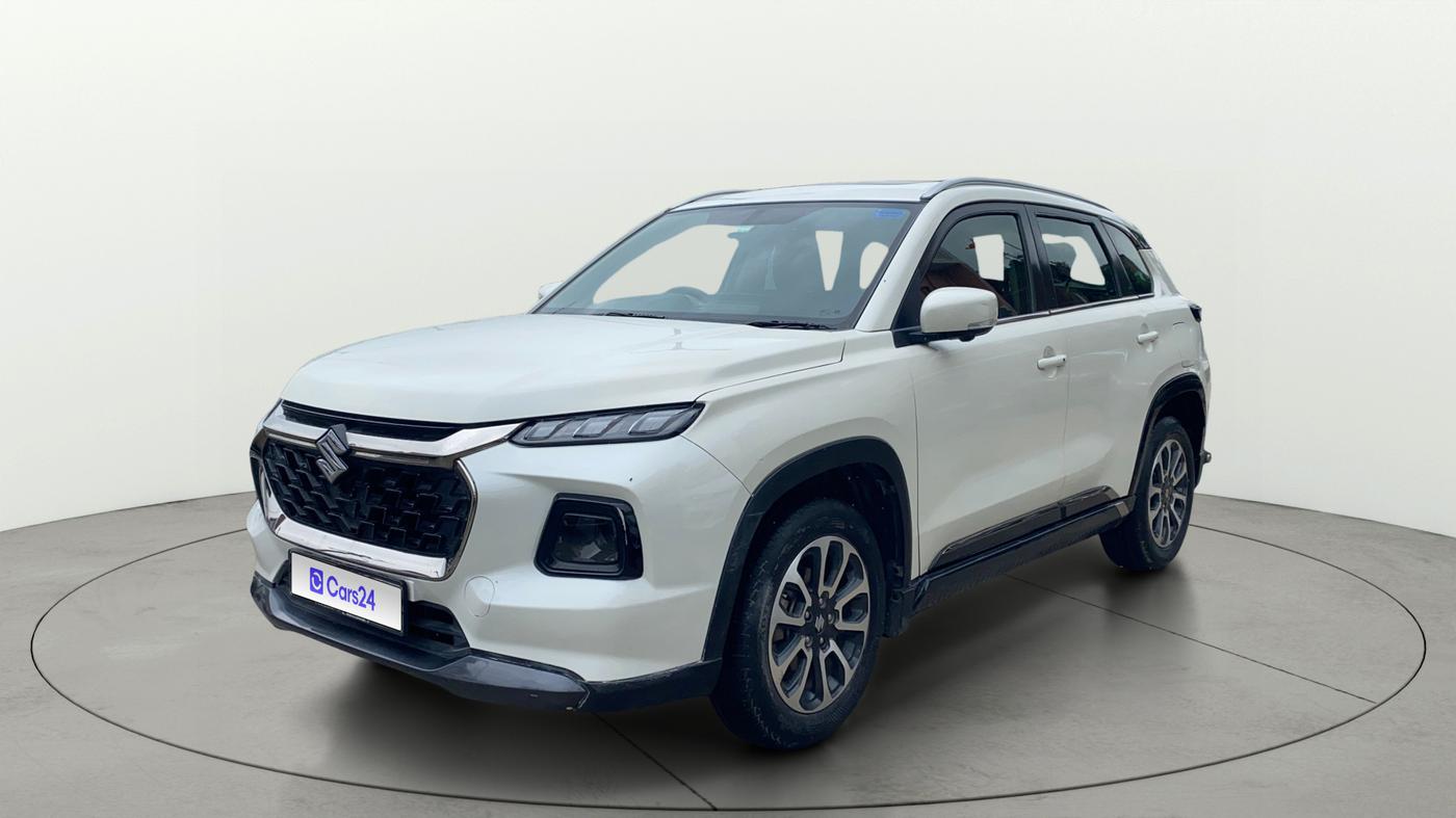2022 Maruti Grand Vitara ALPHA PLUS HYBRID ECVT, Hybrid, Automatic, 57,172 km, Left Front Diagonal