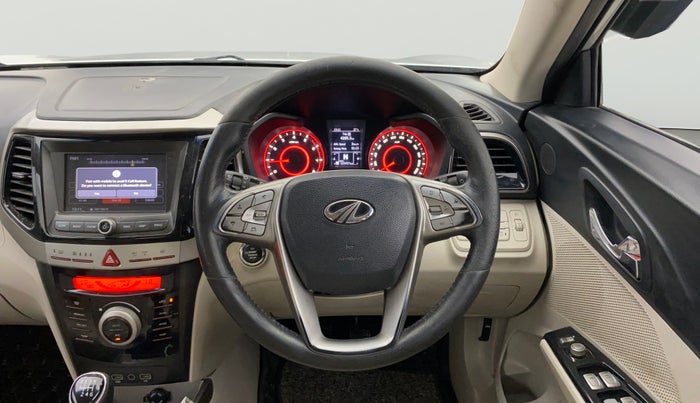 2020 Mahindra XUV300 W8 (O) 1.2 PETROL, Petrol, Manual, 1,03,497 km, Steering Wheel Close Up