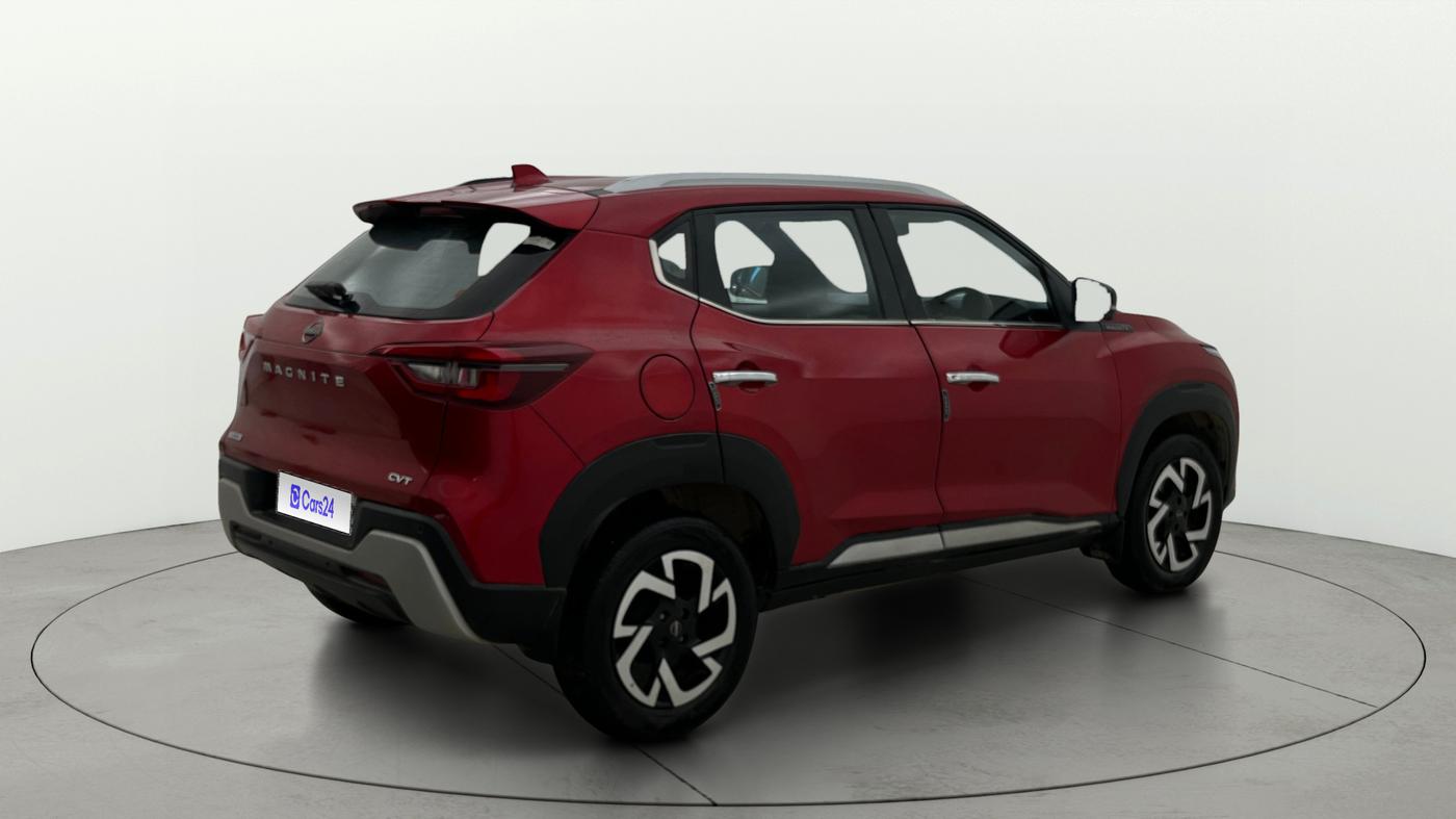 2023 Nissan MAGNITE XV PREMIUM TURBO CVT, Petrol, Automatic, 8,255 km, Right Back Diagonal
