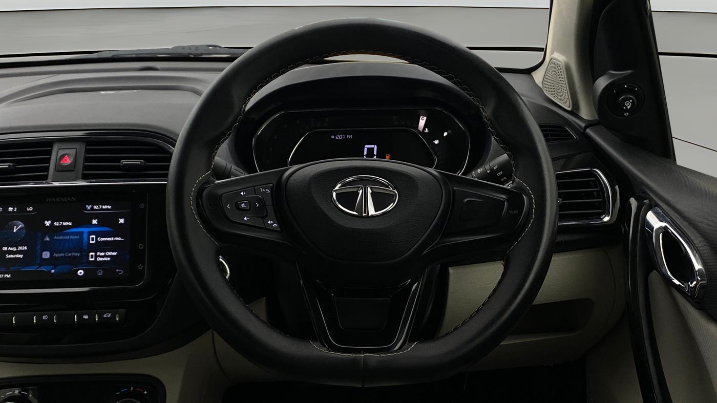2022 Tata TIGOR XZ PLUS PETROL, Petrol, Manual, 43,484 km, Steering Wheel Close Up