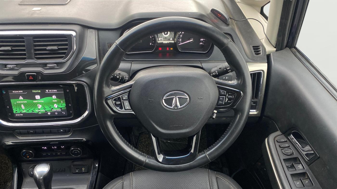 2019 Tata Hexa XTA 4X2 6 STR, Diesel, Automatic, 85,668 km, Steering Wheel Close Up