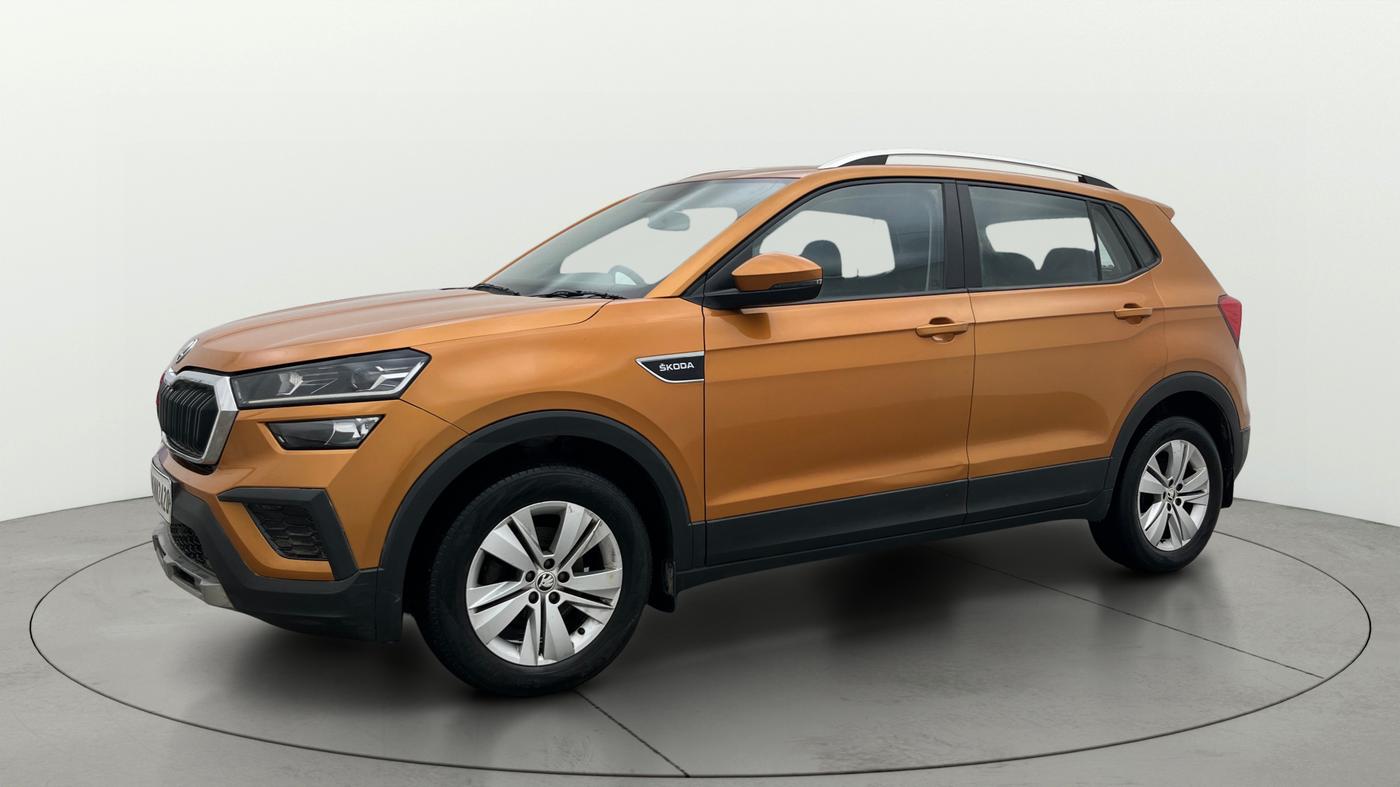 2022 Skoda KUSHAQ AMBITION 1.0L TSI AT, Petrol, Automatic, 46,101 km, Left Front Diagonal