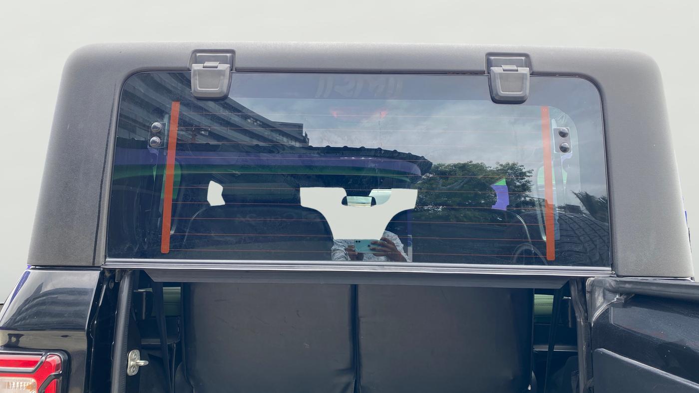 2021 Mahindra Thar LX PETROL HT 4WD AT, Petrol, Automatic, 42,277 km, Rear Windshield