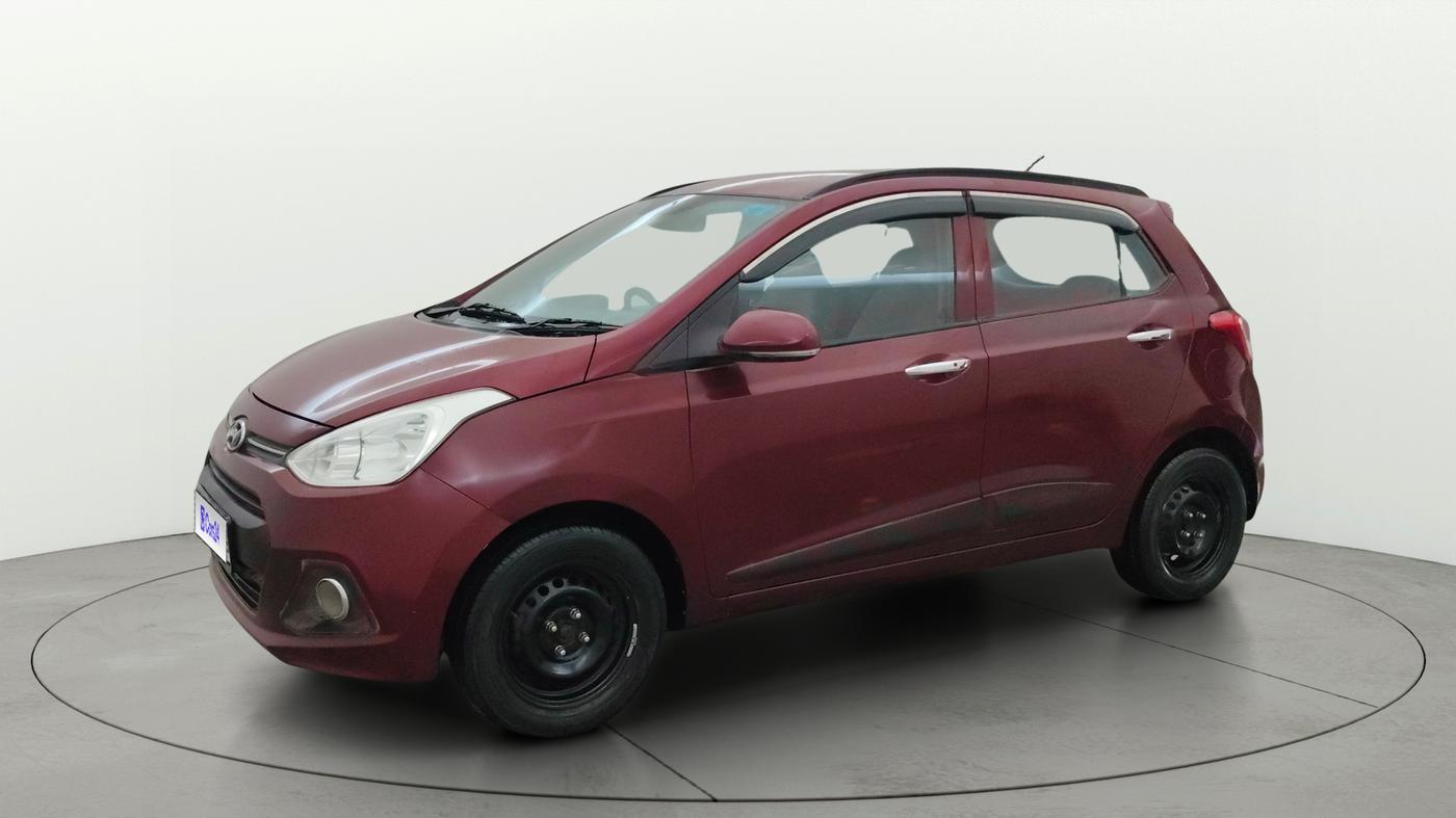 2013 Hyundai Grand i10 SPORTZ 1.2 KAPPA VTVT, Petrol, Manual, 1,17,049 km, Left Front Diagonal