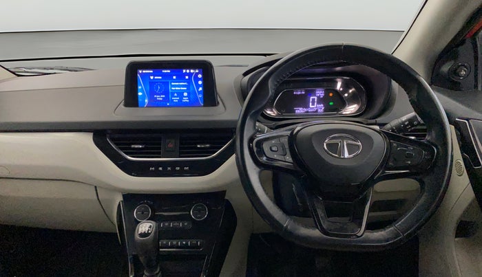 2021 Tata NEXON XZ PLUS (O) PETROL, Petrol, Manual, 83,627 km, Steering Wheel Close Up